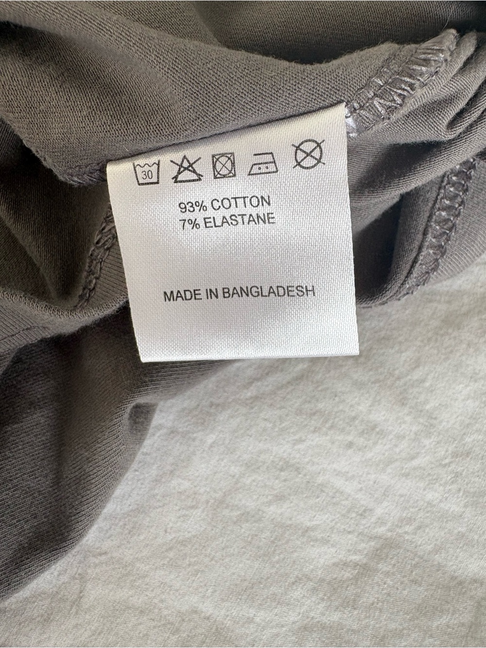 Tailored Athlete Basic Fit Tee Grey - Size XL NWOT - Picture 7 of 7